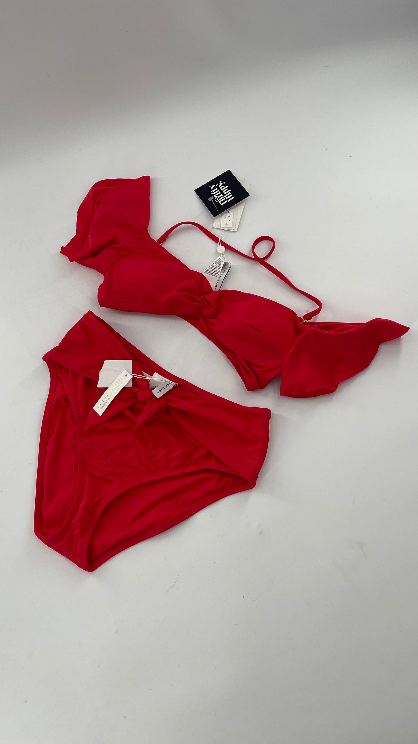 TRINA TURK Red Bikini Set with Tags (6)