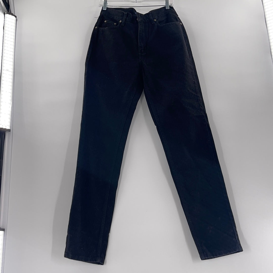 Vintage 80s Liz Claiborne Black Jeans (Sz 10L)