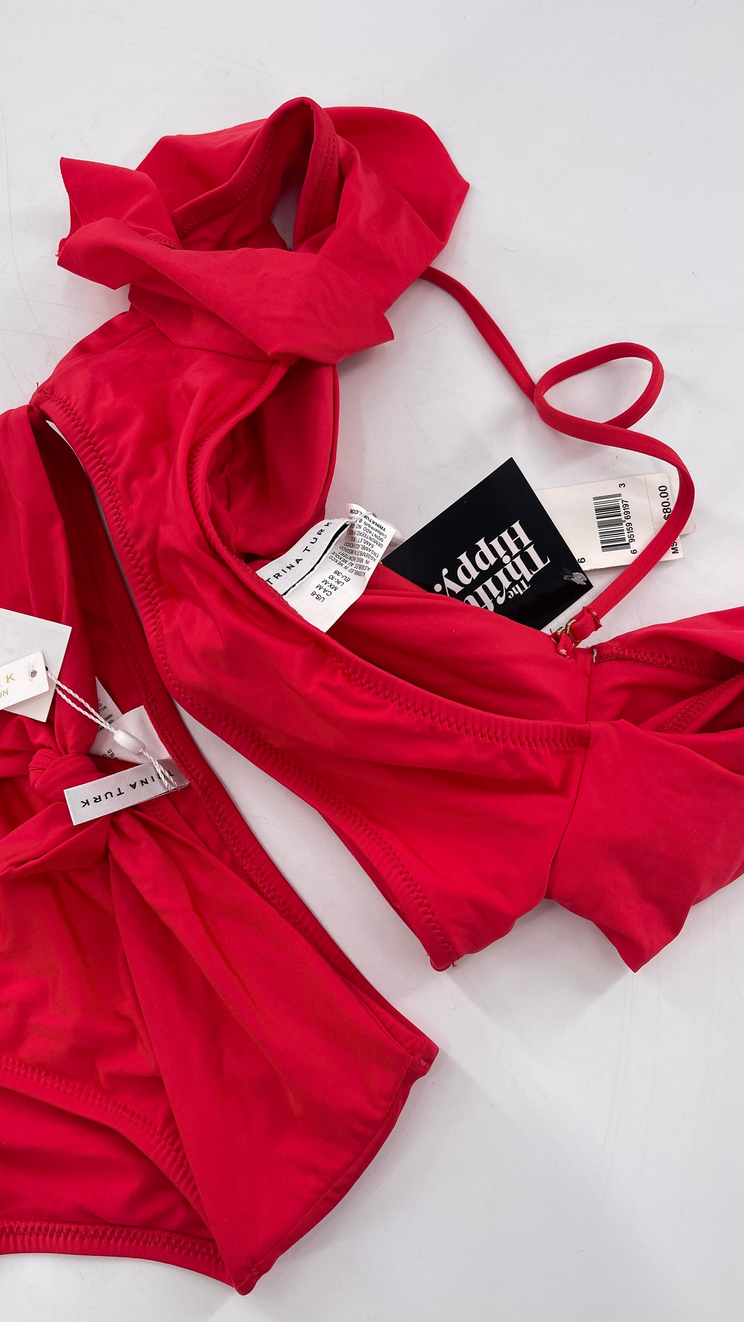 TRINA TURK Red Bikini Set with Tags (6)