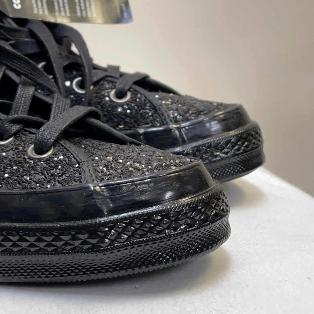 Converse Black Glitter Sneaker