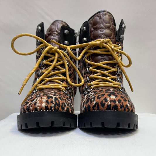 Coach Leopard Print Boots