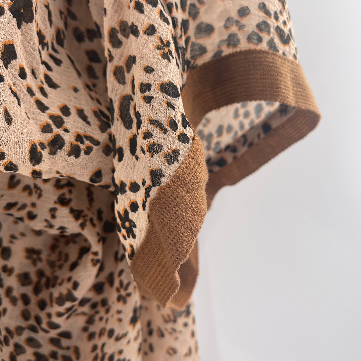 Free People Cheetah Print Blouse (S)