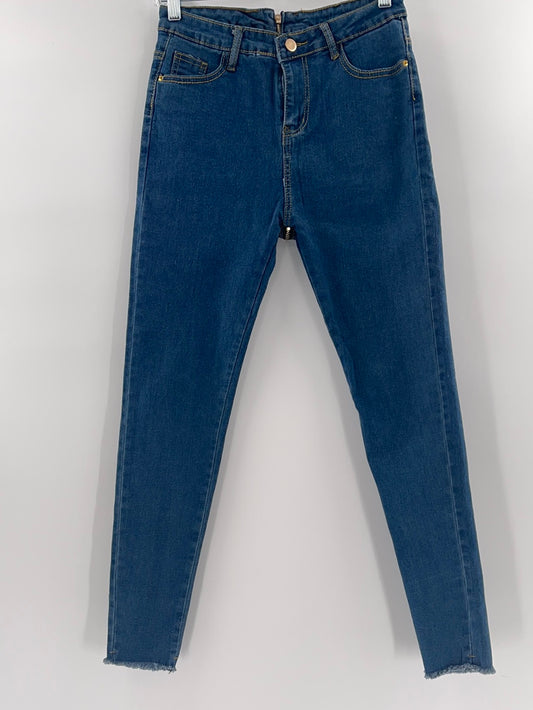 Wanna This: Zip in the Back Jeans (Size M)