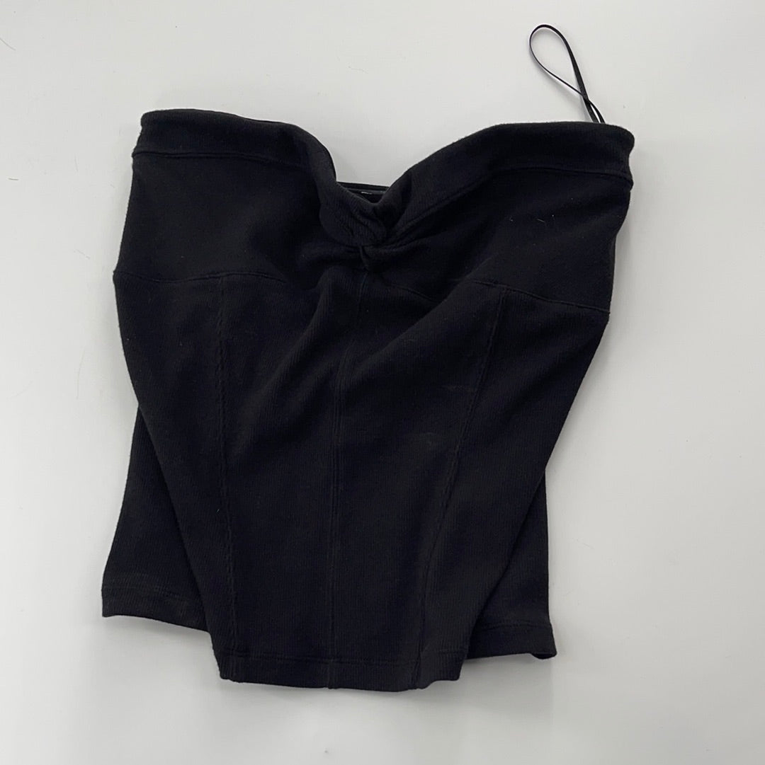 Intimately Free People Black Ribbed Tube Top (S)
