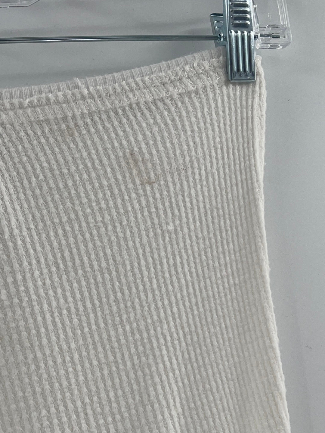 Intimately Free People White Waffle Knit Ruched Leggings (Size XS)
