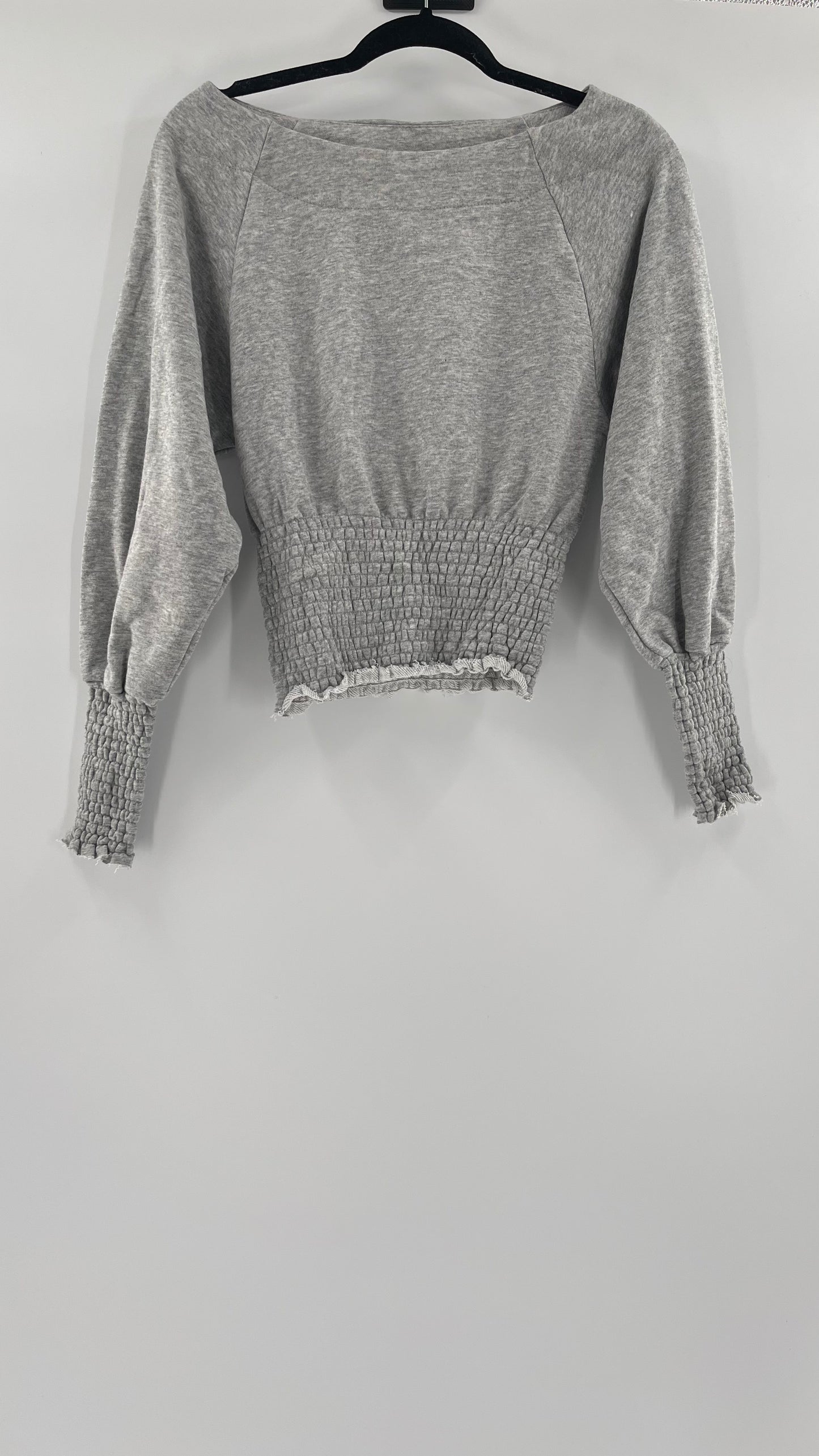 Out From Under Grey Jersey Sweater (Medium)