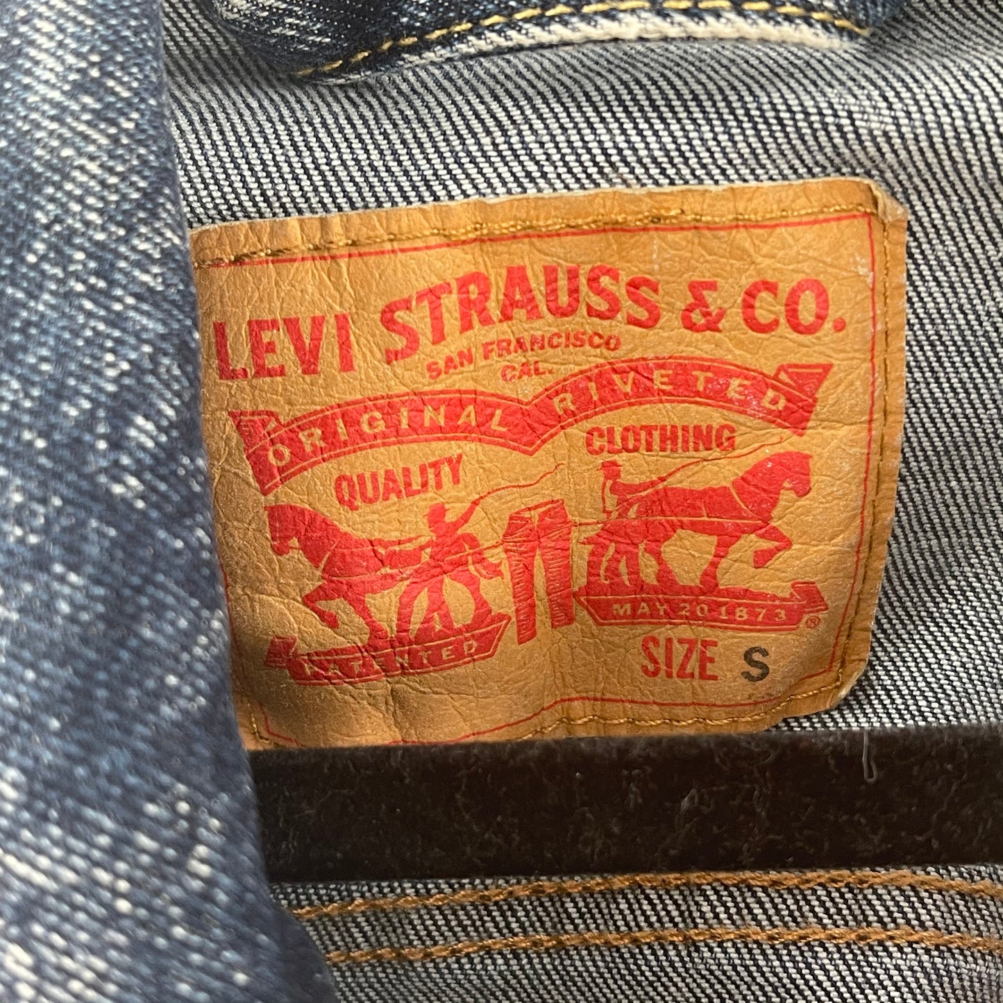 Levi Strauss Acid Washed Denim Jacket (S)