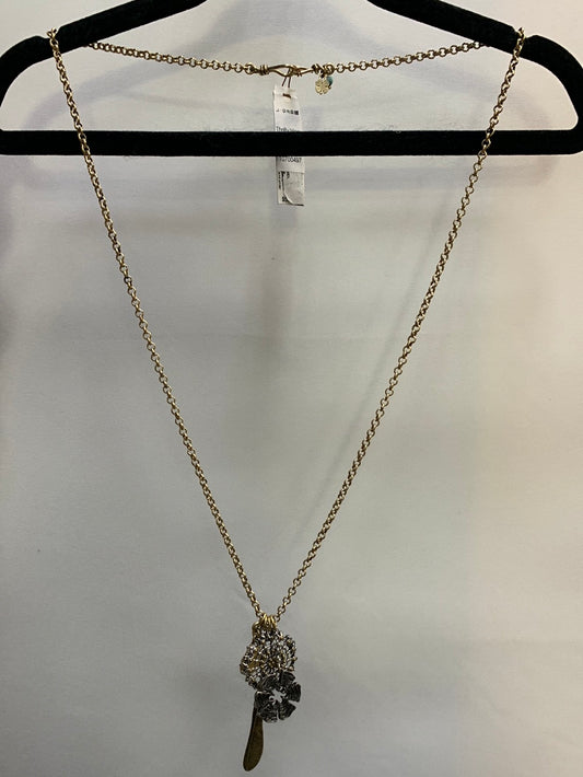 Lucky Brand Gold Necklace with Charms
