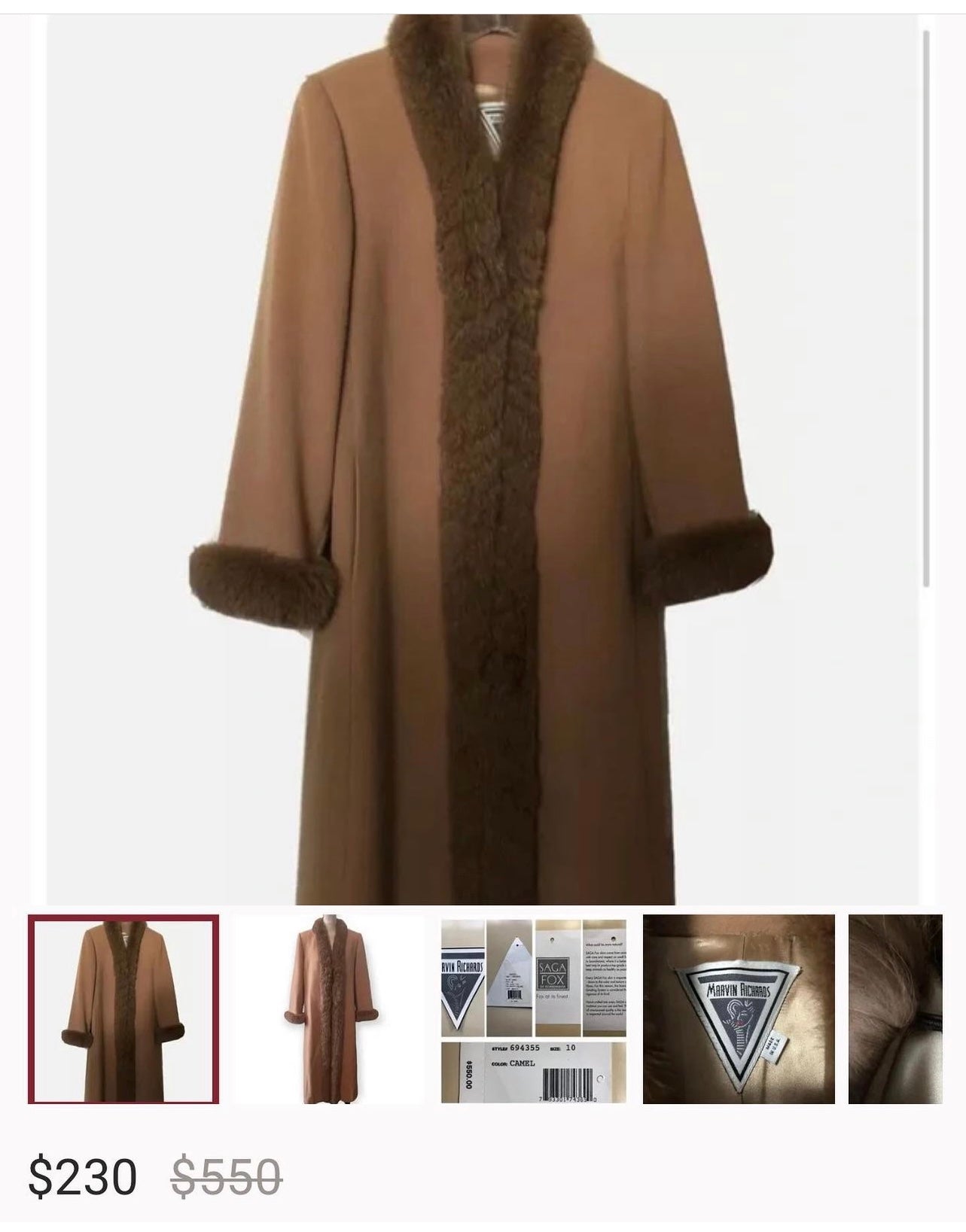 Marvin Richards Duster Coat