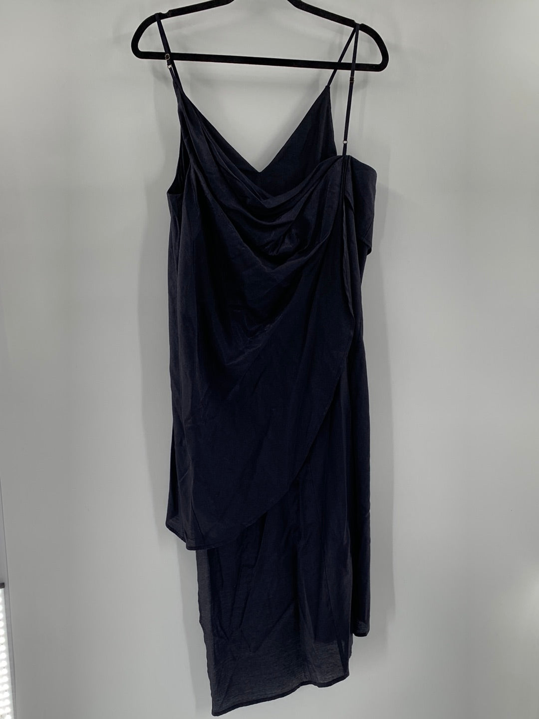 Free People Midnight Blue Asymmetric Maxi (S)