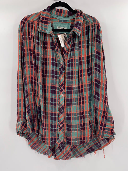 Free People Oversized Flannel (XS)