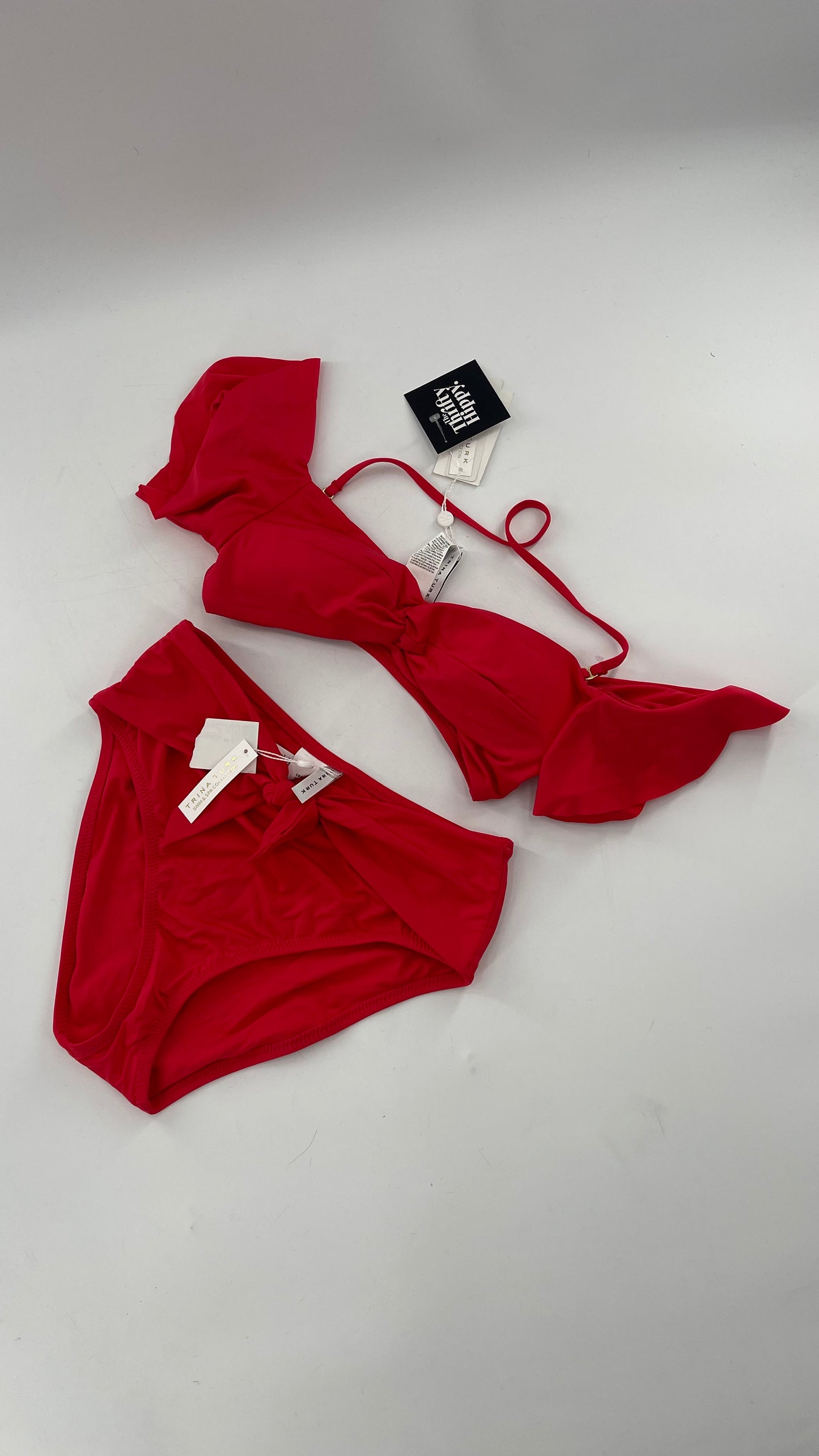 TRINA TURK Red Bikini Set with Tags (6)