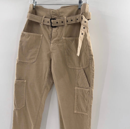 Free People khaki Cargos (Sz 8)