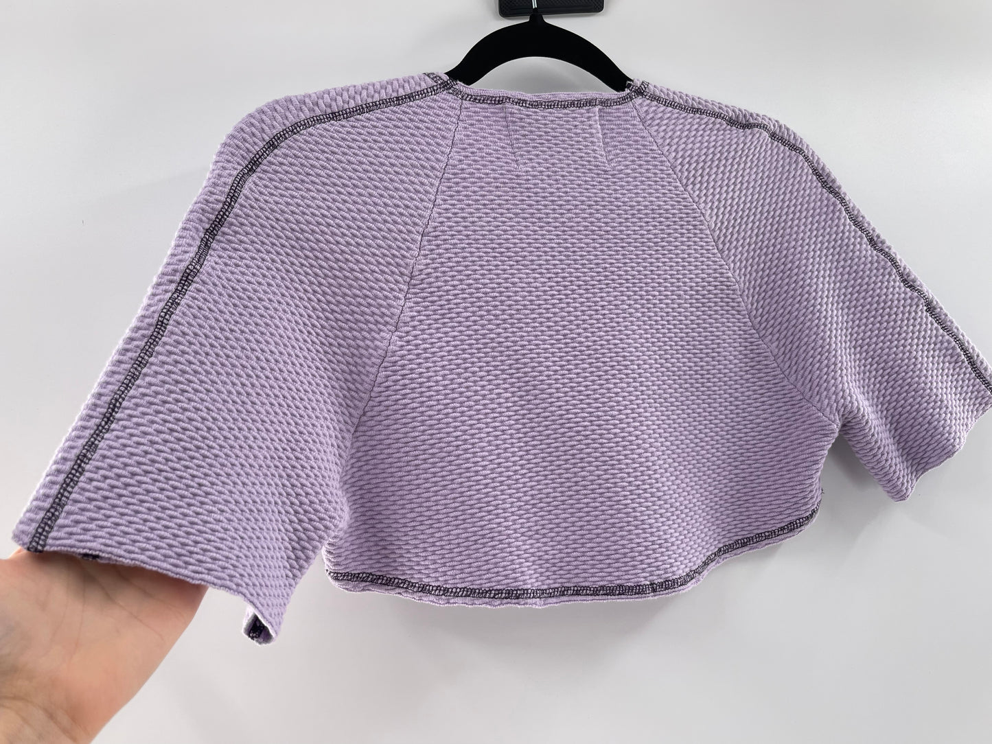 BDG Urban Outfitters Lilac Short Sleeve Shrug (Large)