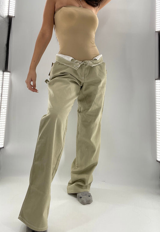 DICKIES Tan High Rise Relaxed Carpenter Pants (13/31)