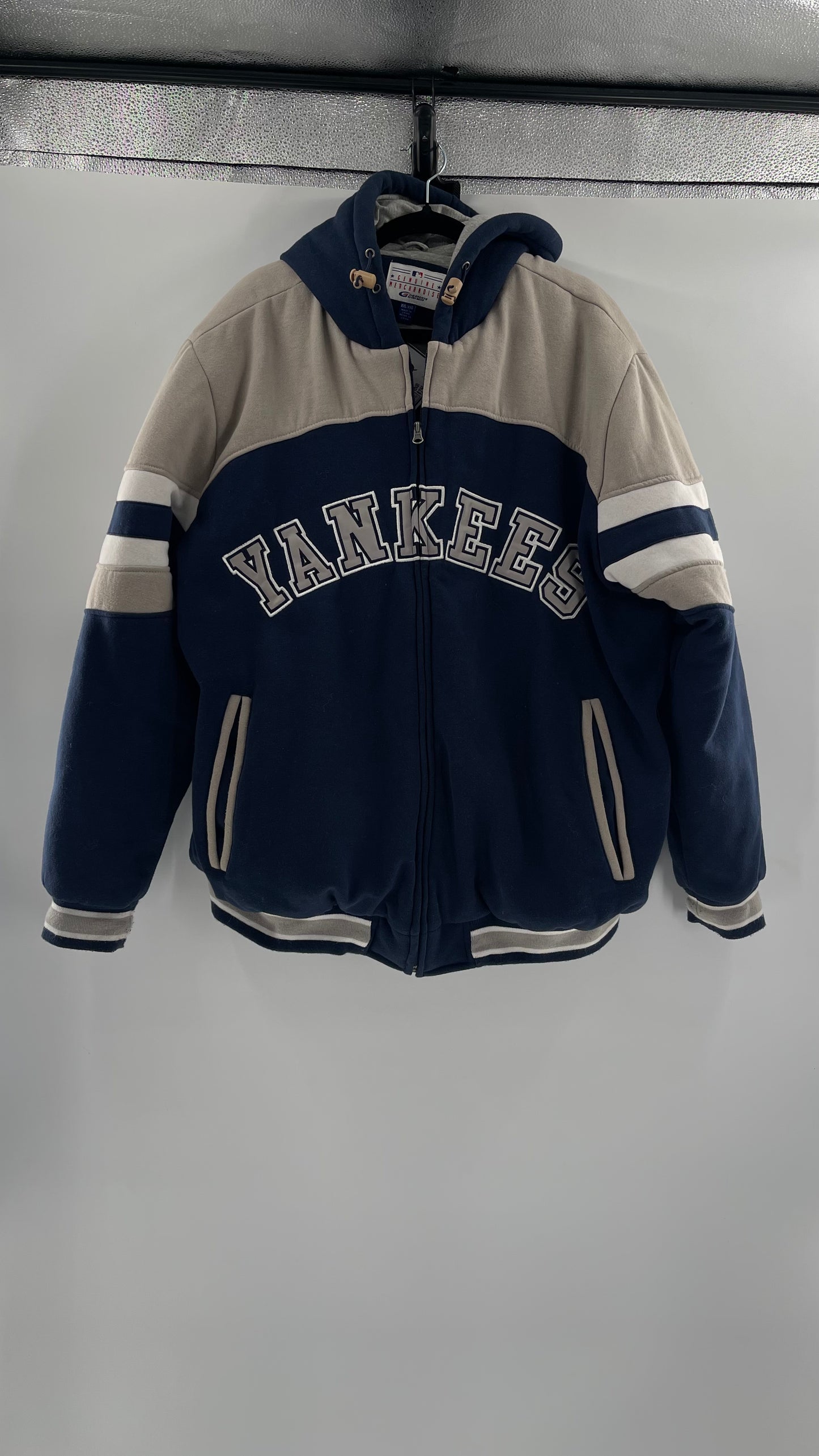 Vintage Yankees Varsity Bomber Jacket -Ultra Comfy- (XXL)