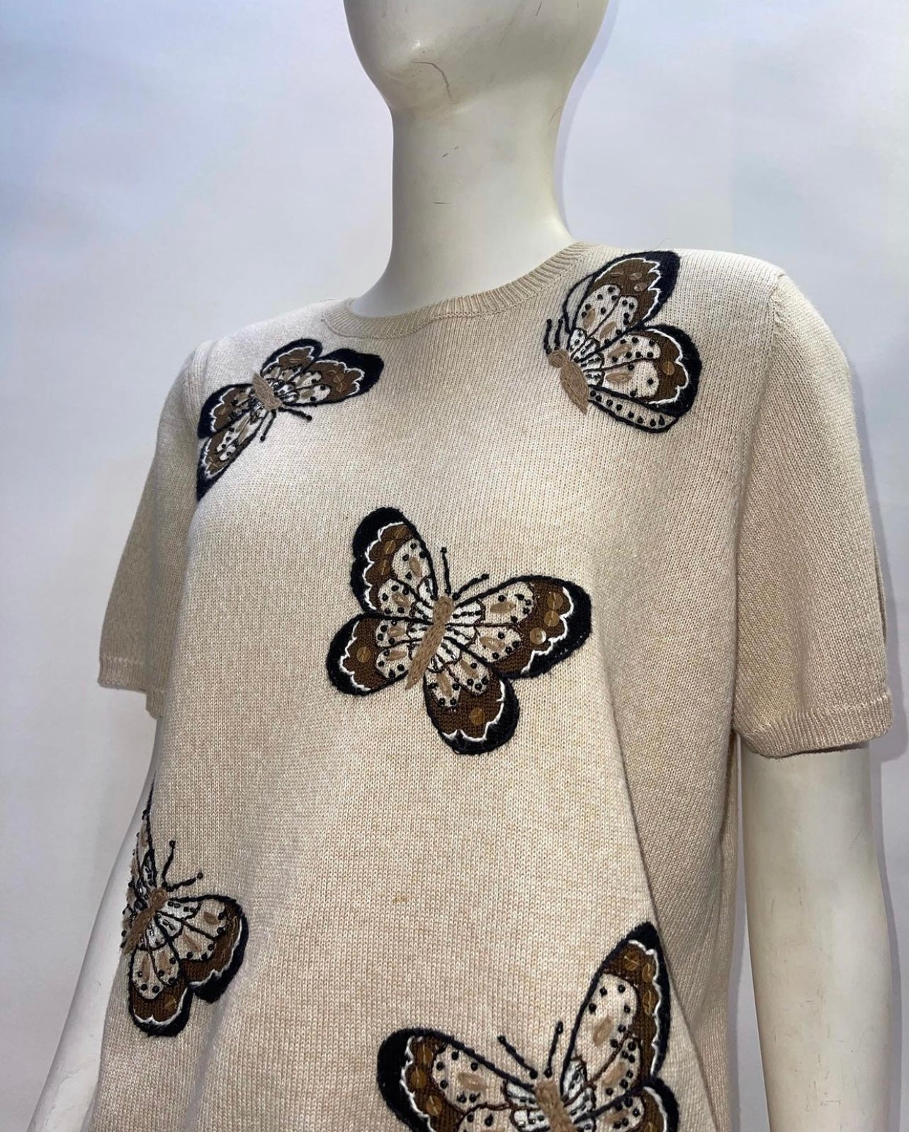 Vintage Alfred Dunner Butterfly Knit T (PM)