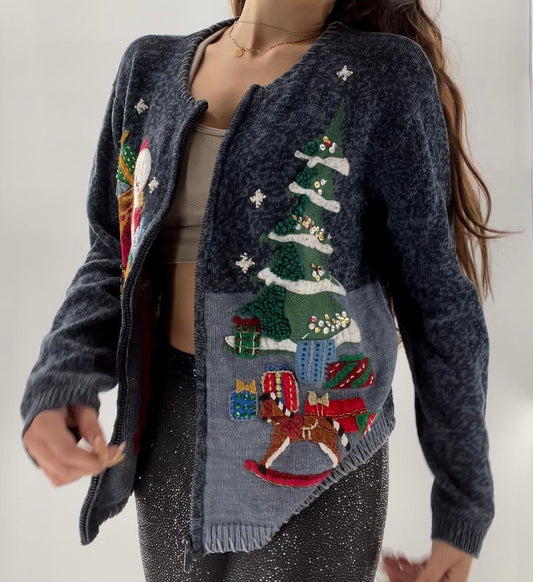 Urban Outfitters Santa Baby Holiday Cardigan (Medium)