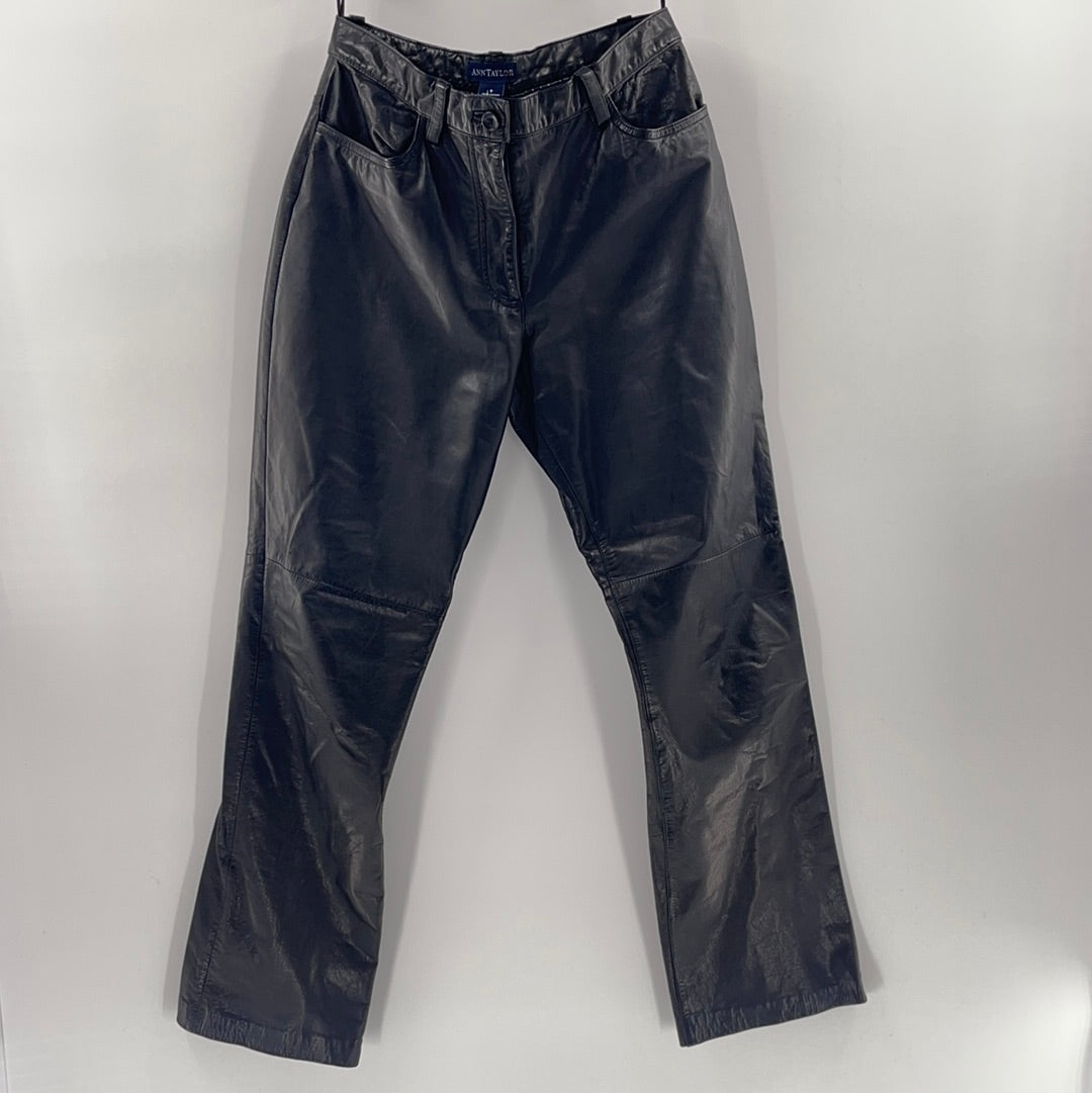 Vintage Anne Taylor Leather Pants (Sz 6)