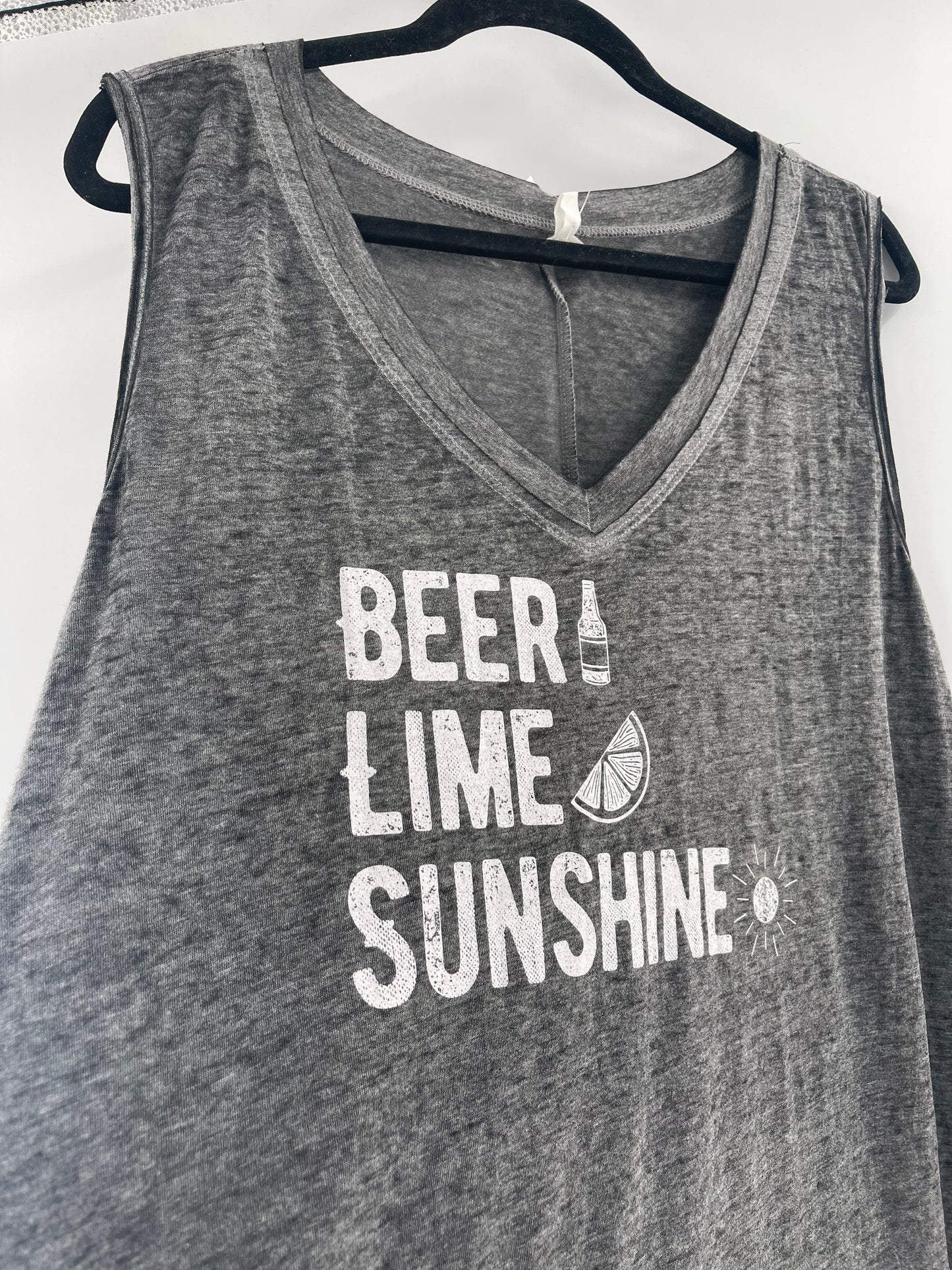 Beer Lime Sunshine Tank (2X)