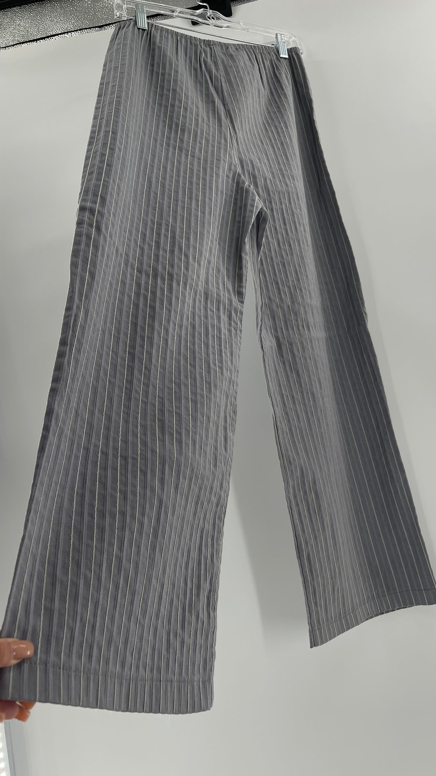 Vintage Pinstripe Wide Legs (Medium)