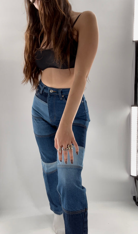 Adika Patchwork Jeans M