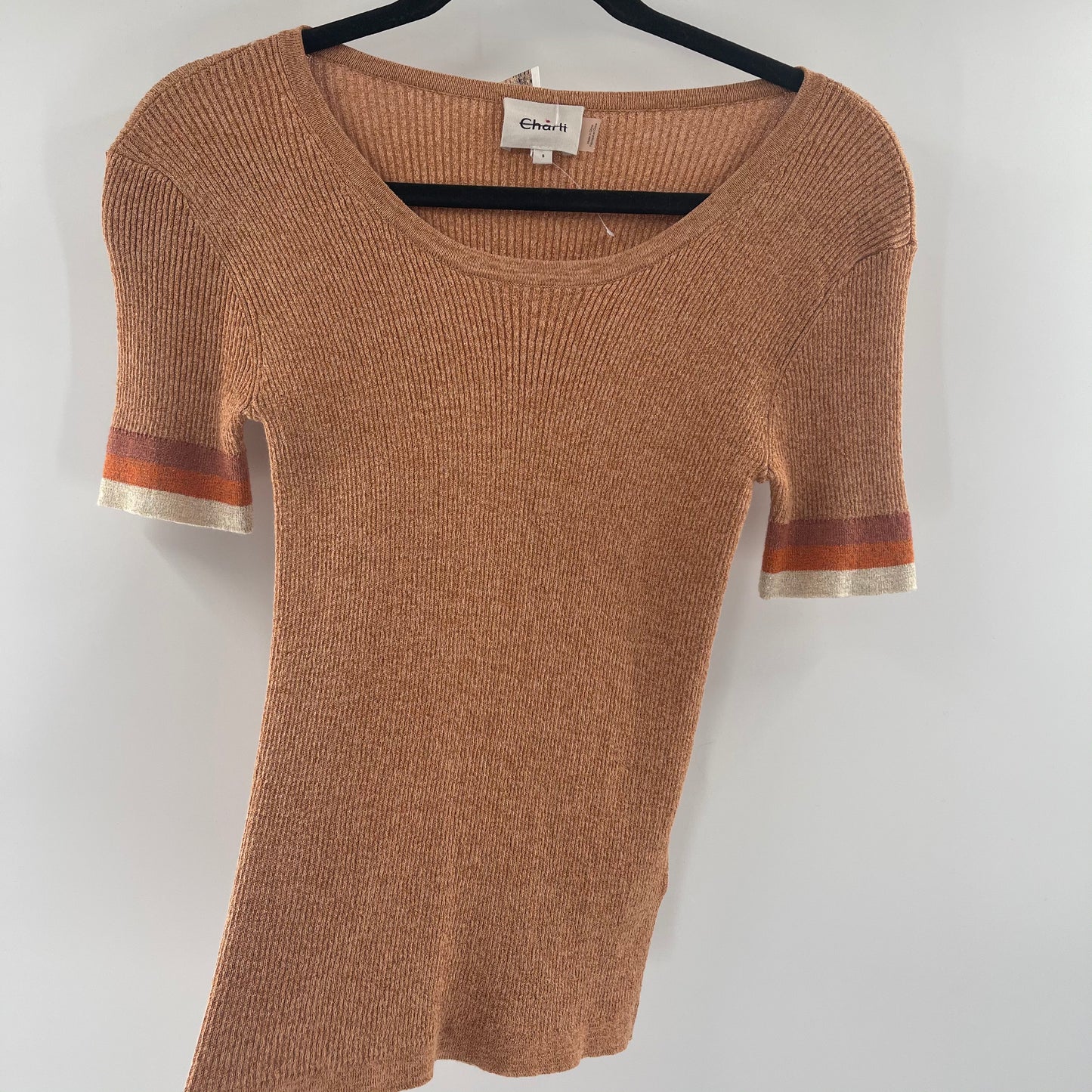 Charli Ribbed Knit Short Sleeve