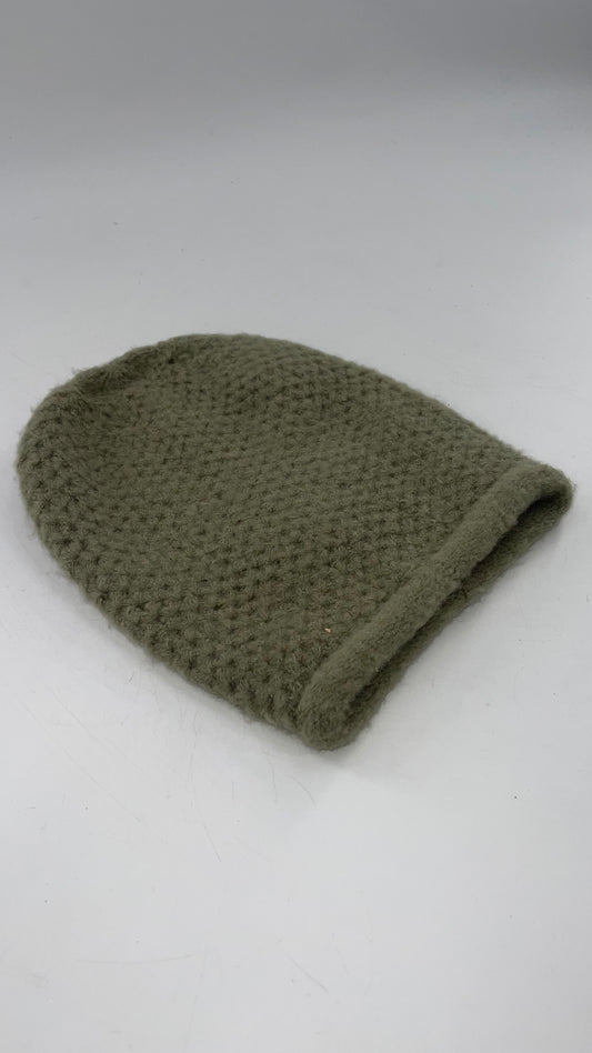 Free People Moss Green Knit Beanie