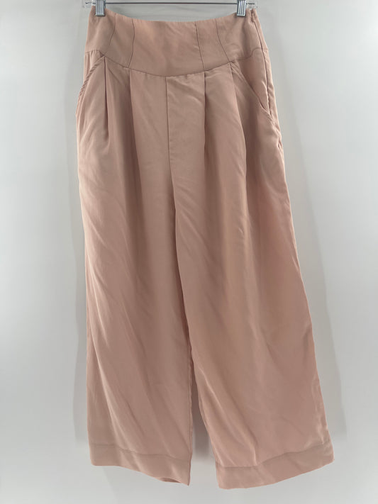 Free People Cropped Wide Leg Trouser Pants (Size 6)