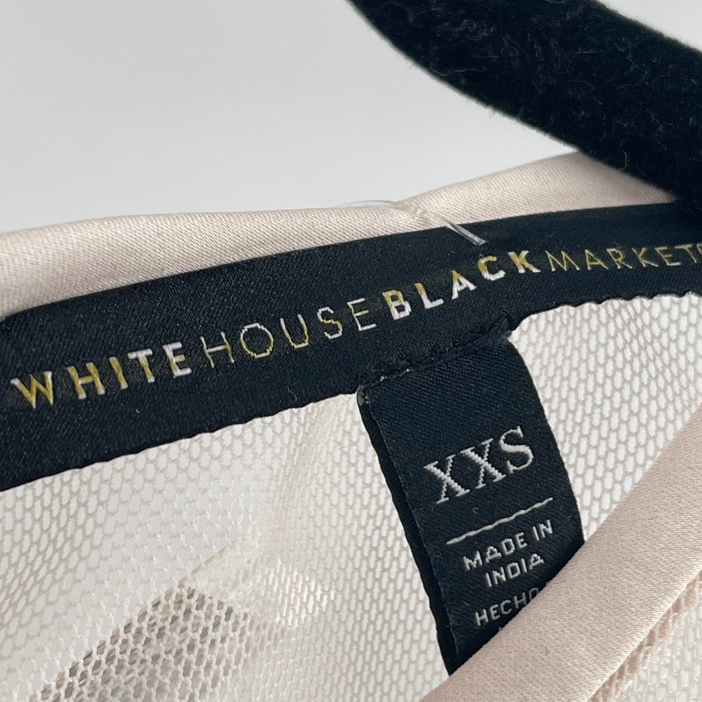 White House Black Market Mesh Embroidered Tank (XXS)