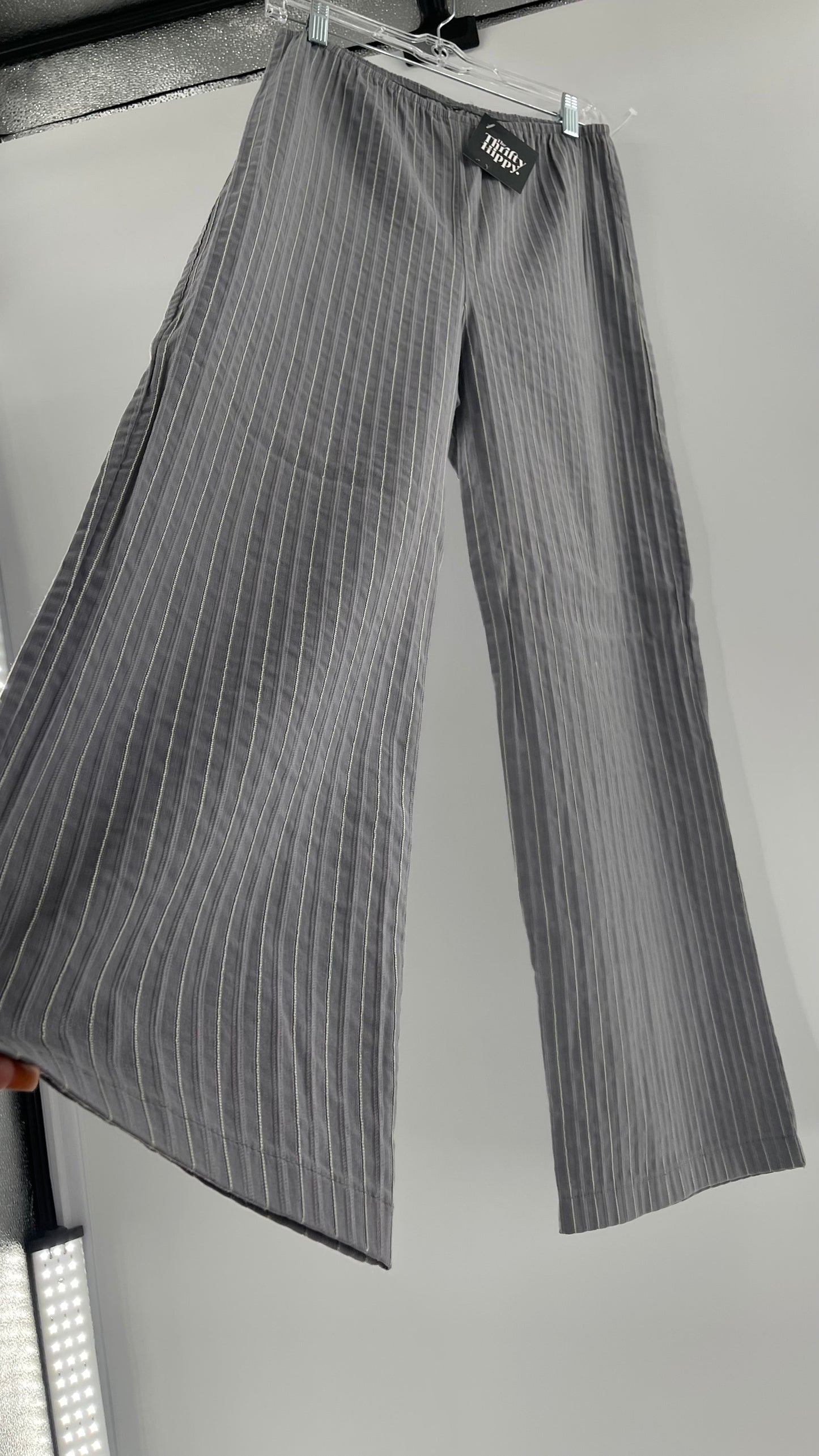 Vintage Pinstripe Wide Legs (Medium)