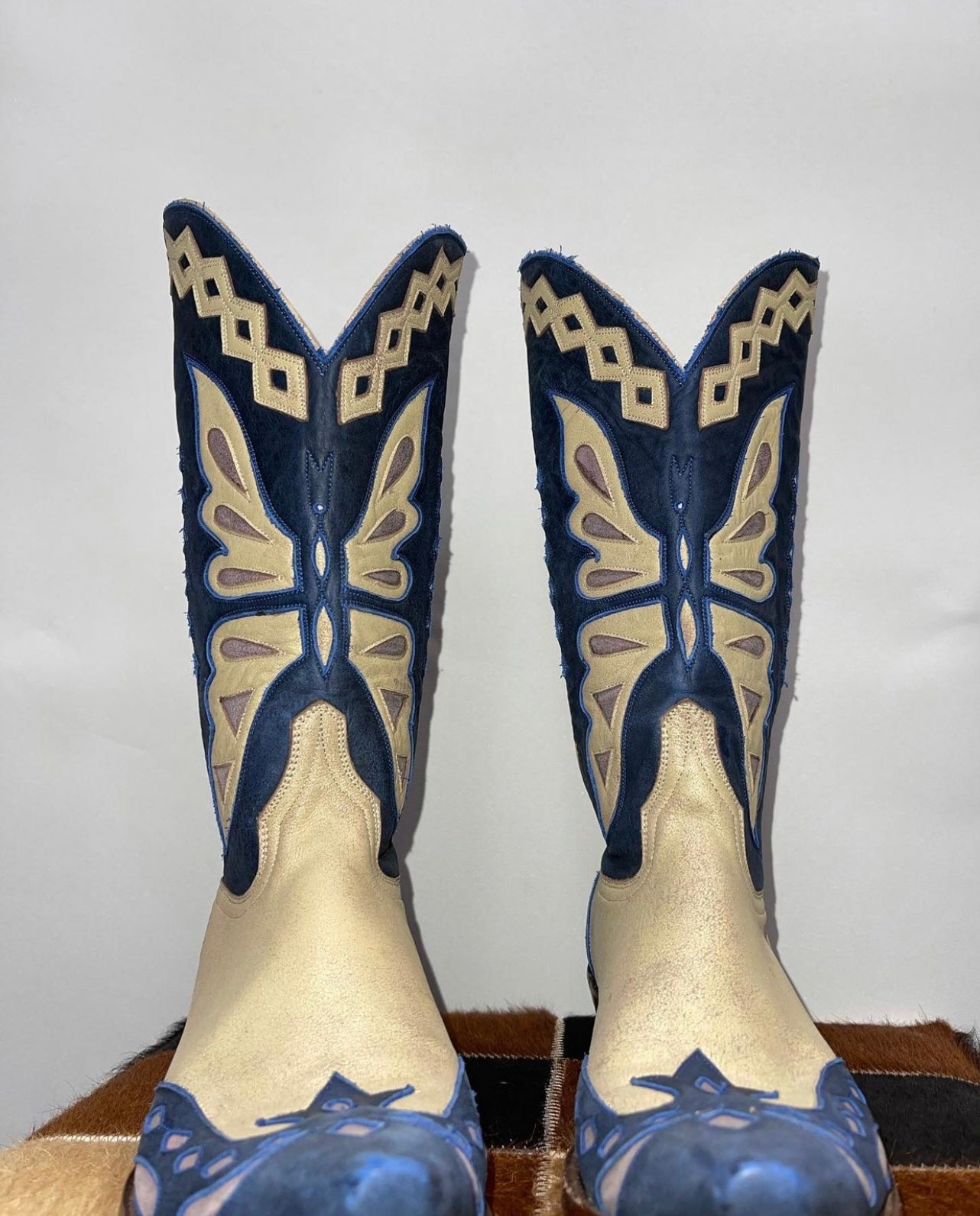 The Old Gringo Butterfly Blue boots