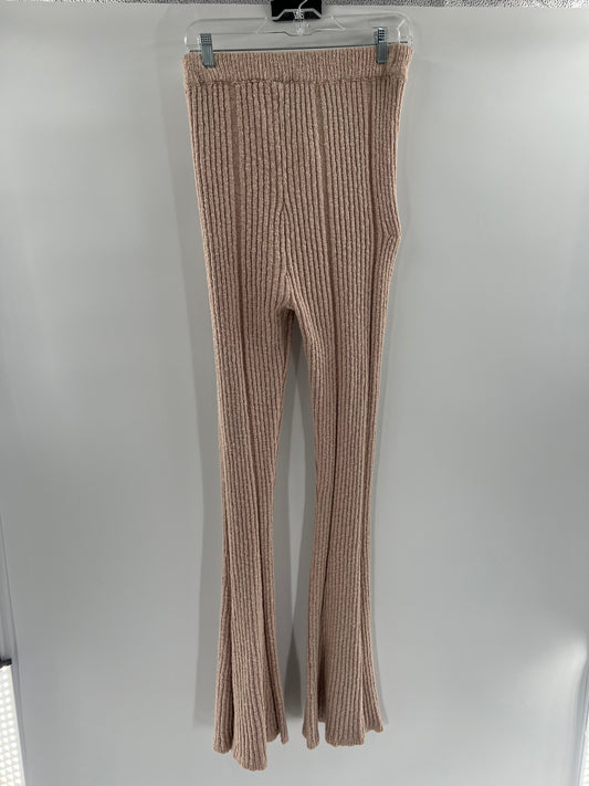Free people Knit Stretch Ribbed Flare Pants (Size Medium)