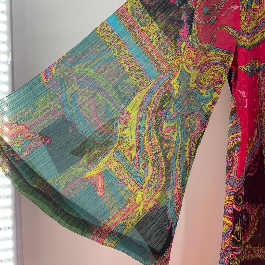 Silk Threads Paisley, Embellished Tunic (M)