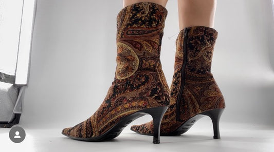 Paisley Pointed Booties (9)