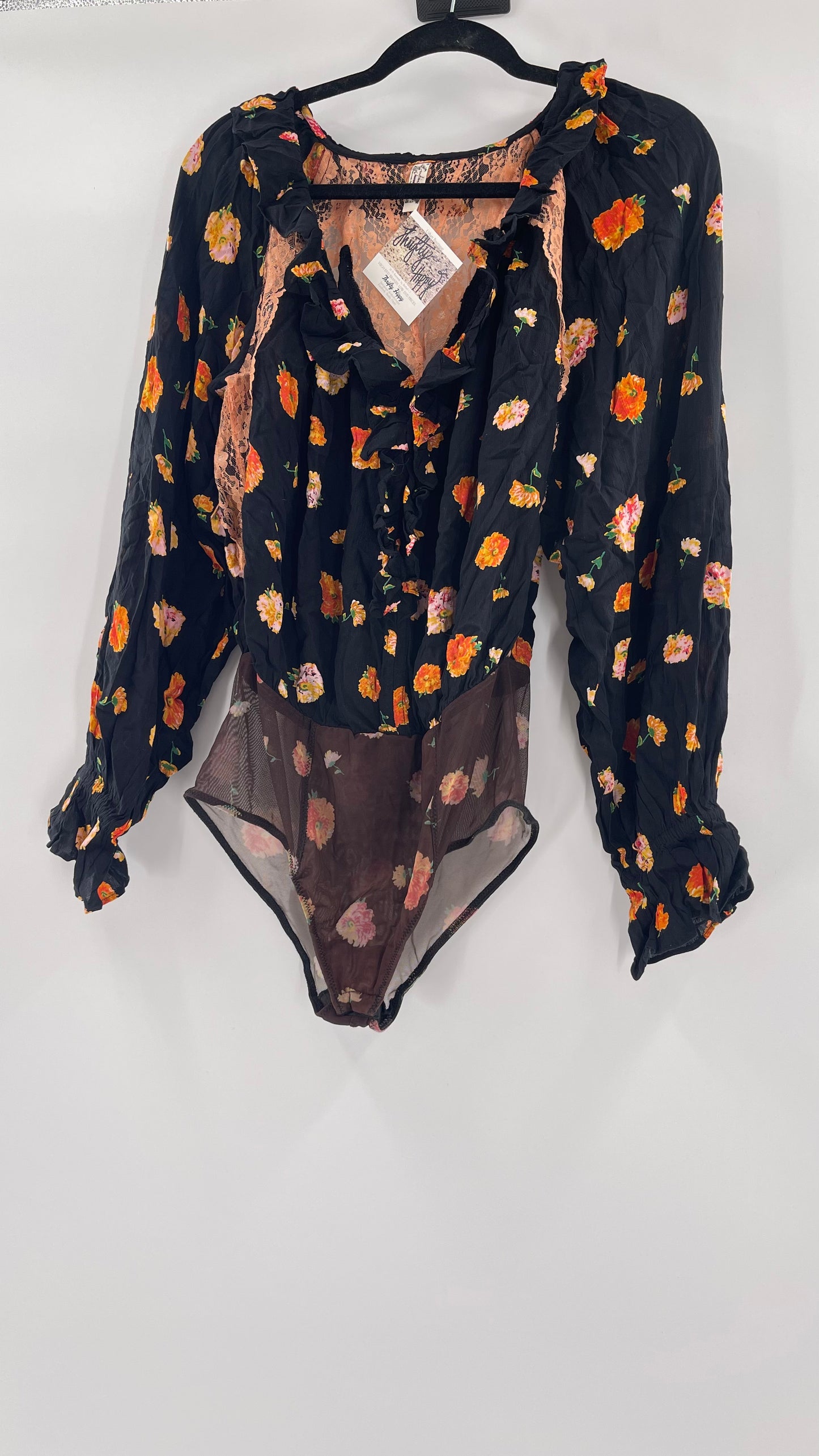 Intimately Free People Floral bodysuit (Small)