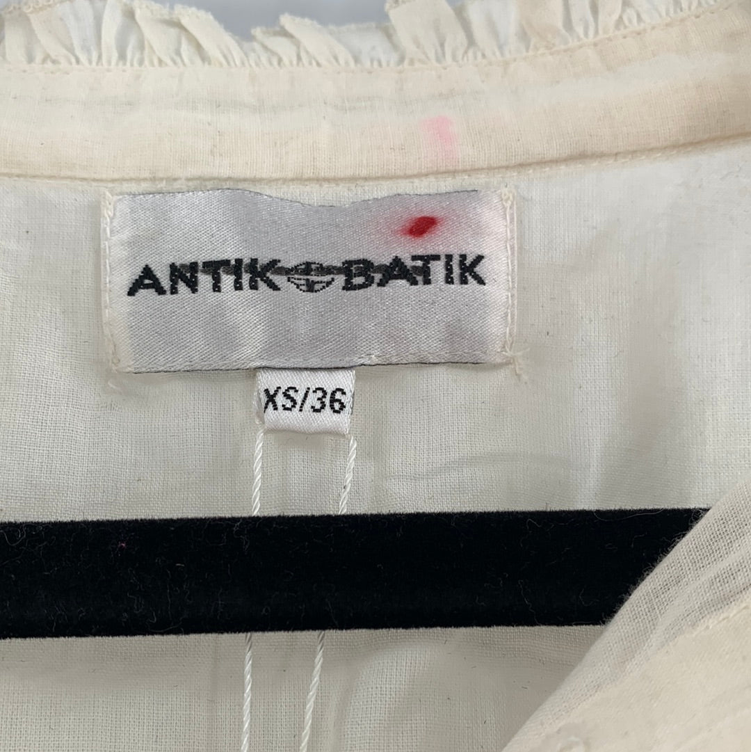 Antik Batik 100% cotton Blouse (XS/36)