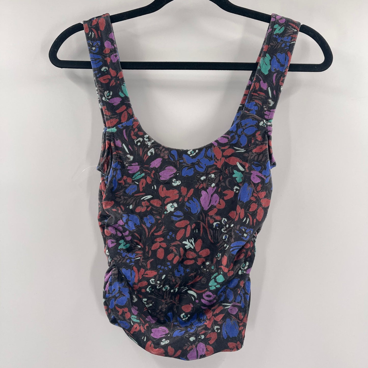 Free People Patterned Velvet Tank (L)