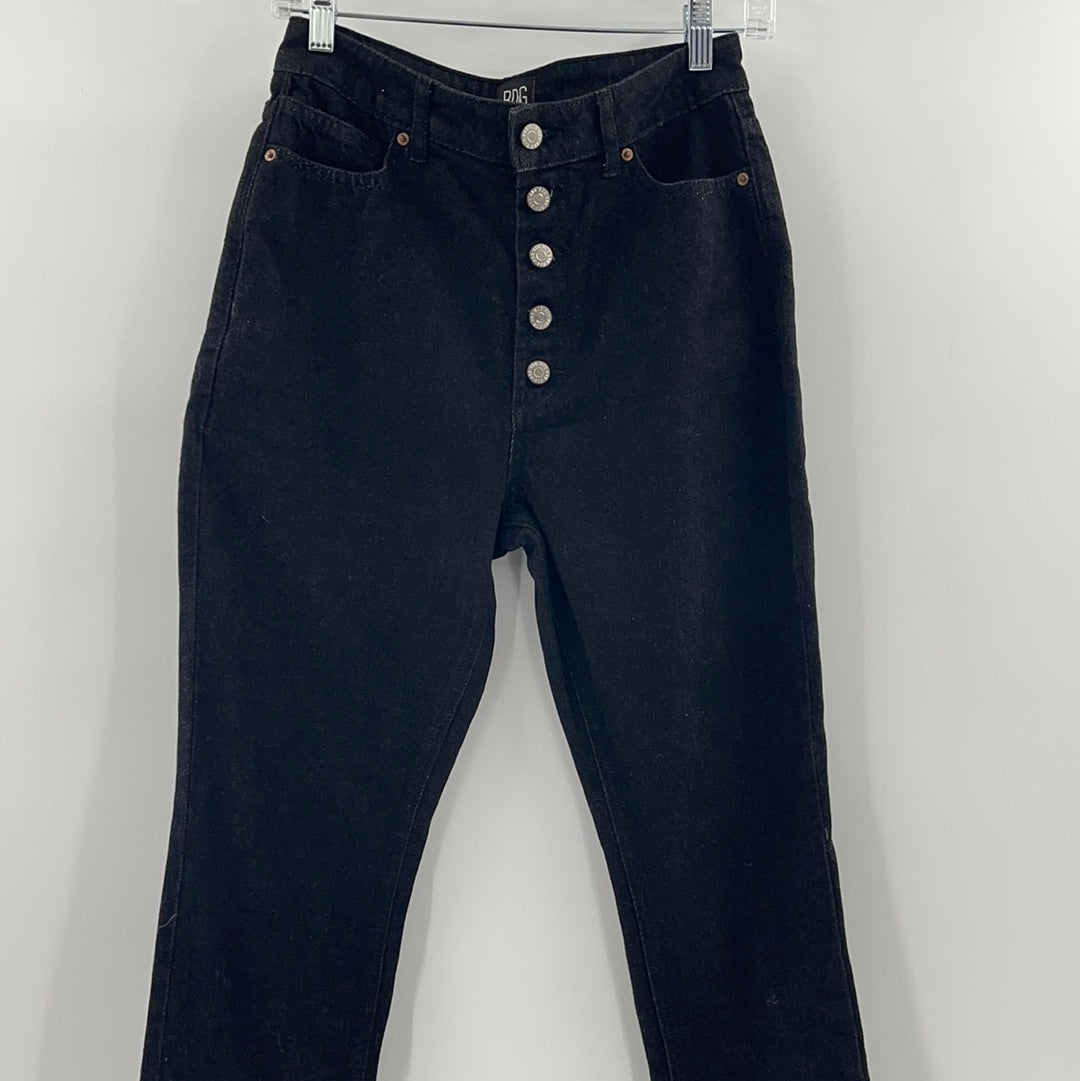 BDG Multiple Button Up Black Jeans (Size 27)