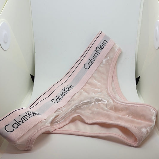 Pink Suede Calvin Klein Underwear