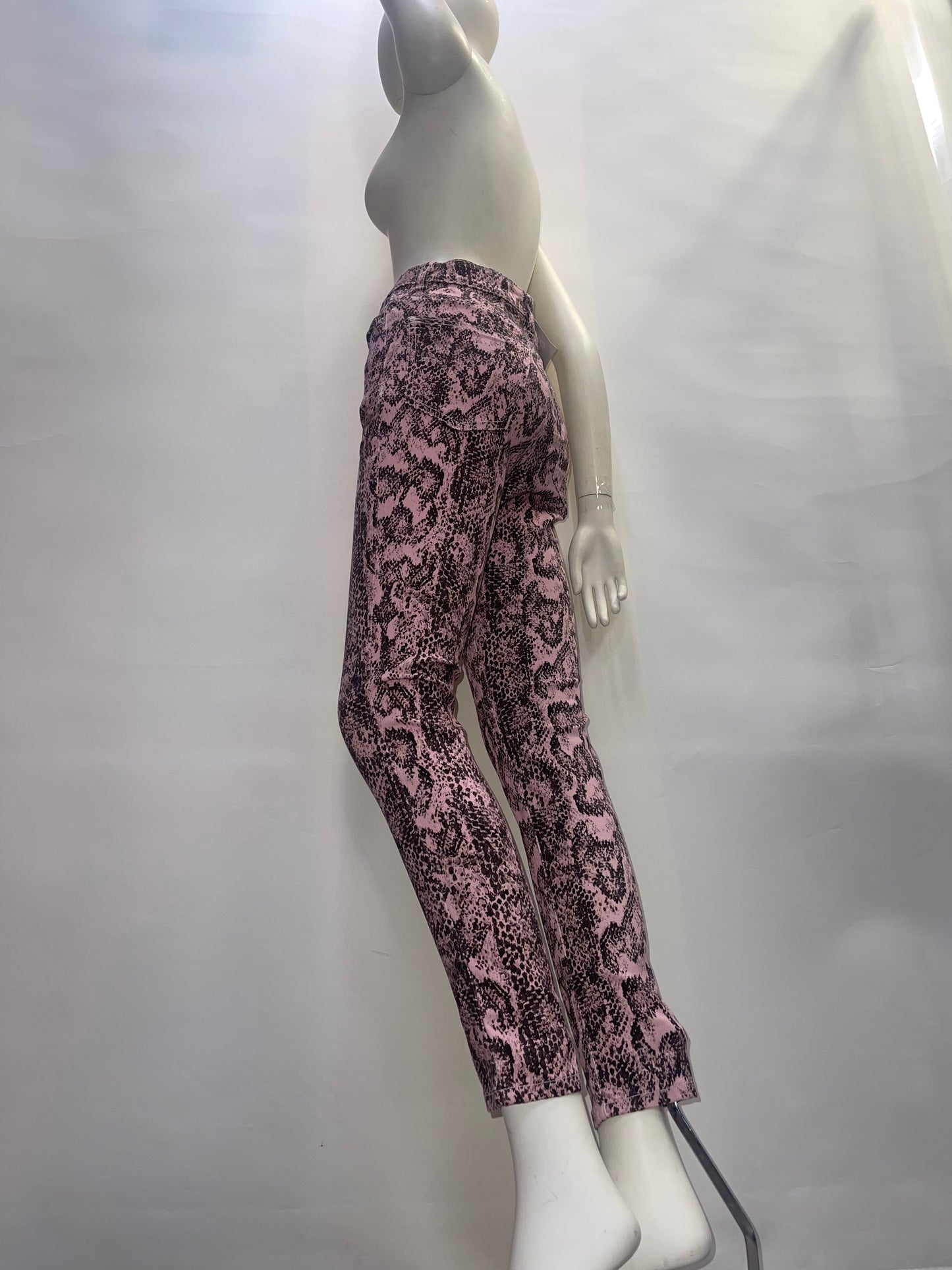 BDG Pink Snakeskin Patterned Pants (Size 26)