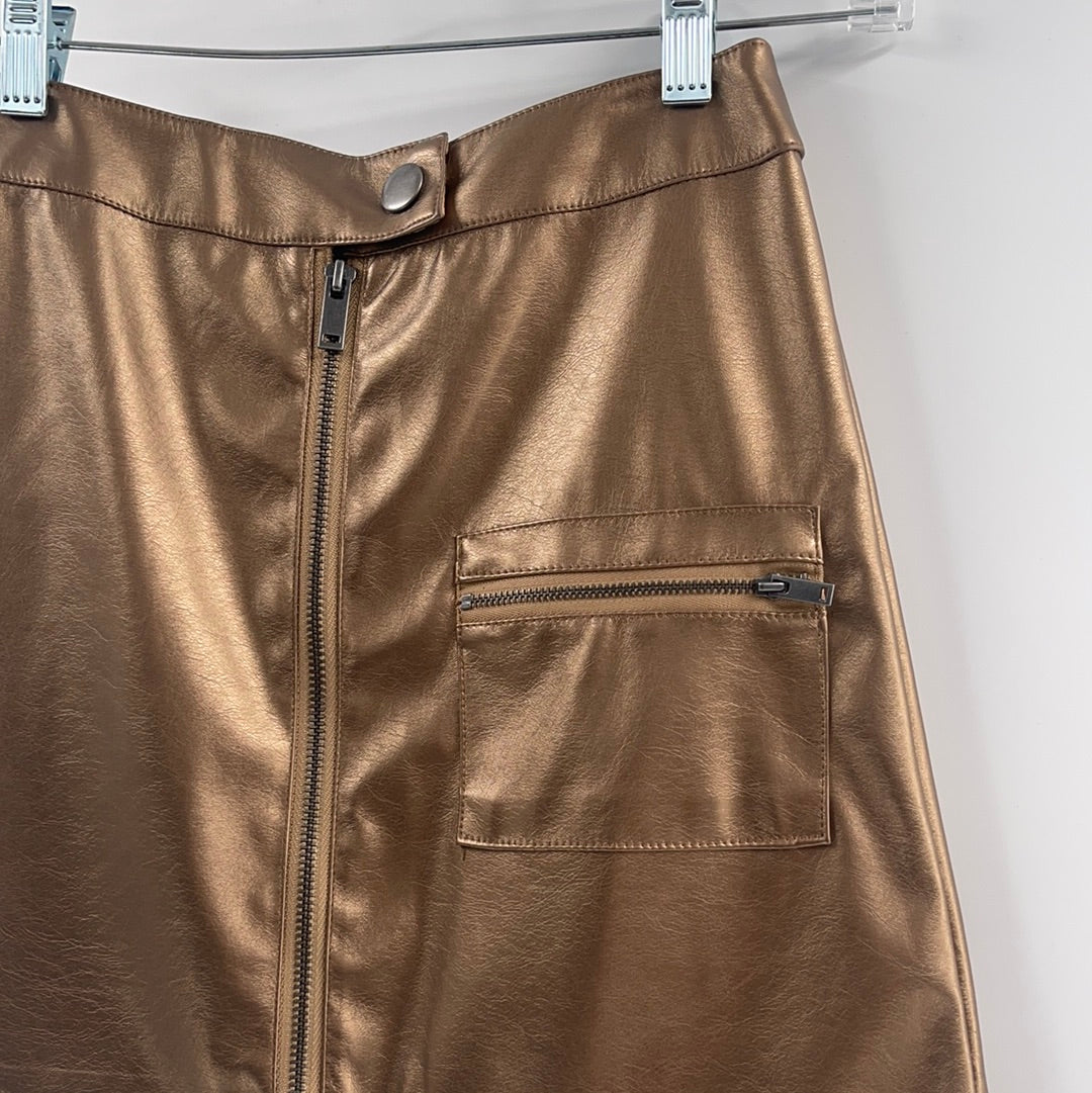 Urban Outfitters Bronze Mini Skirt (SzXS)