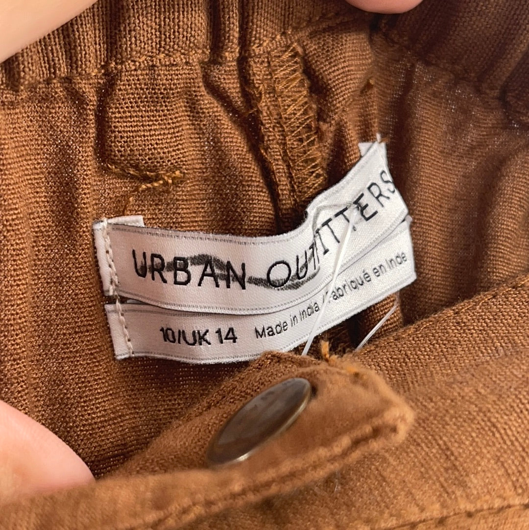 Urban Outfitters Brown Zip Up Multi Pocket Pants (Size 10/UK 14)