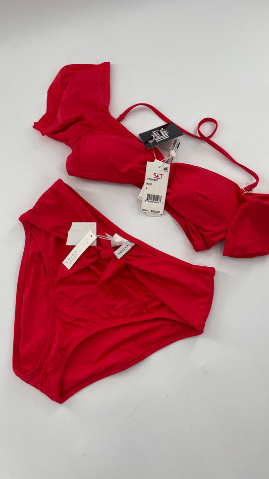 TRINA TURK Red Bikini Set with Tags (6)