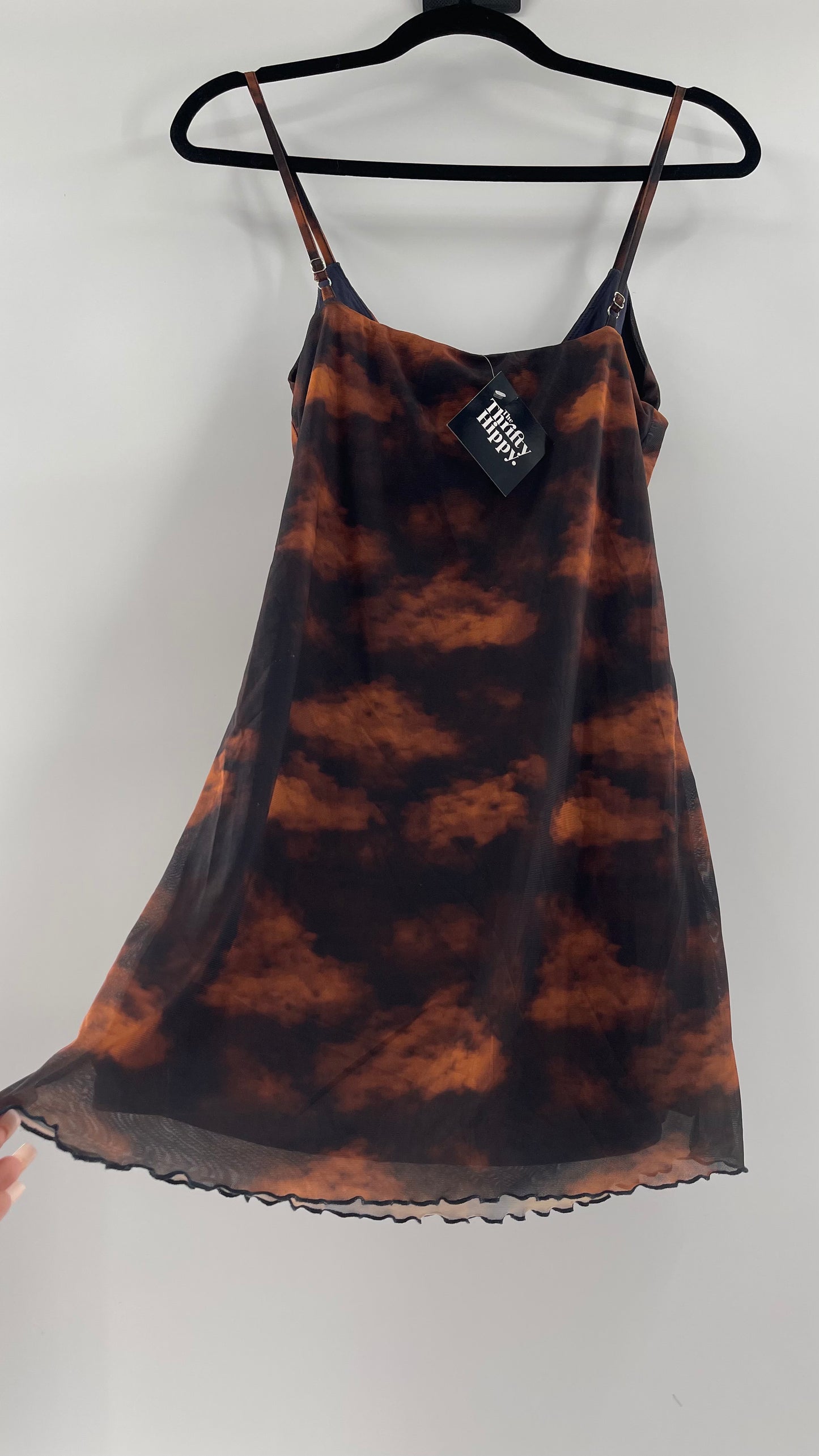 HighRack Sublime Rusted Clouds Mesh Slip Dress (Slip)