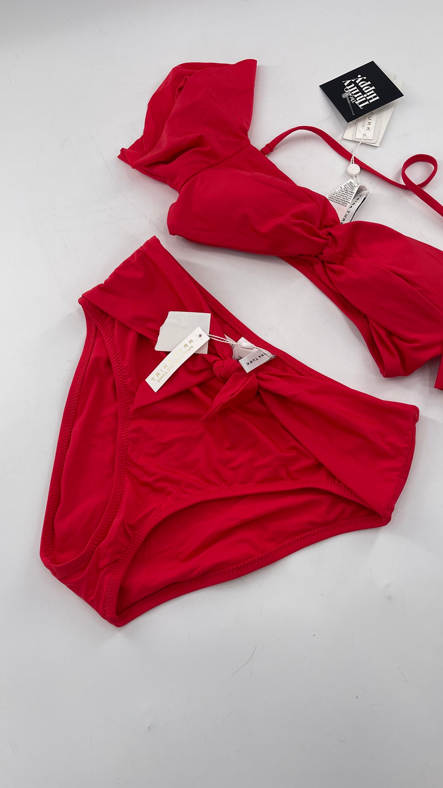 TRINA TURK Red Bikini Set with Tags (6)