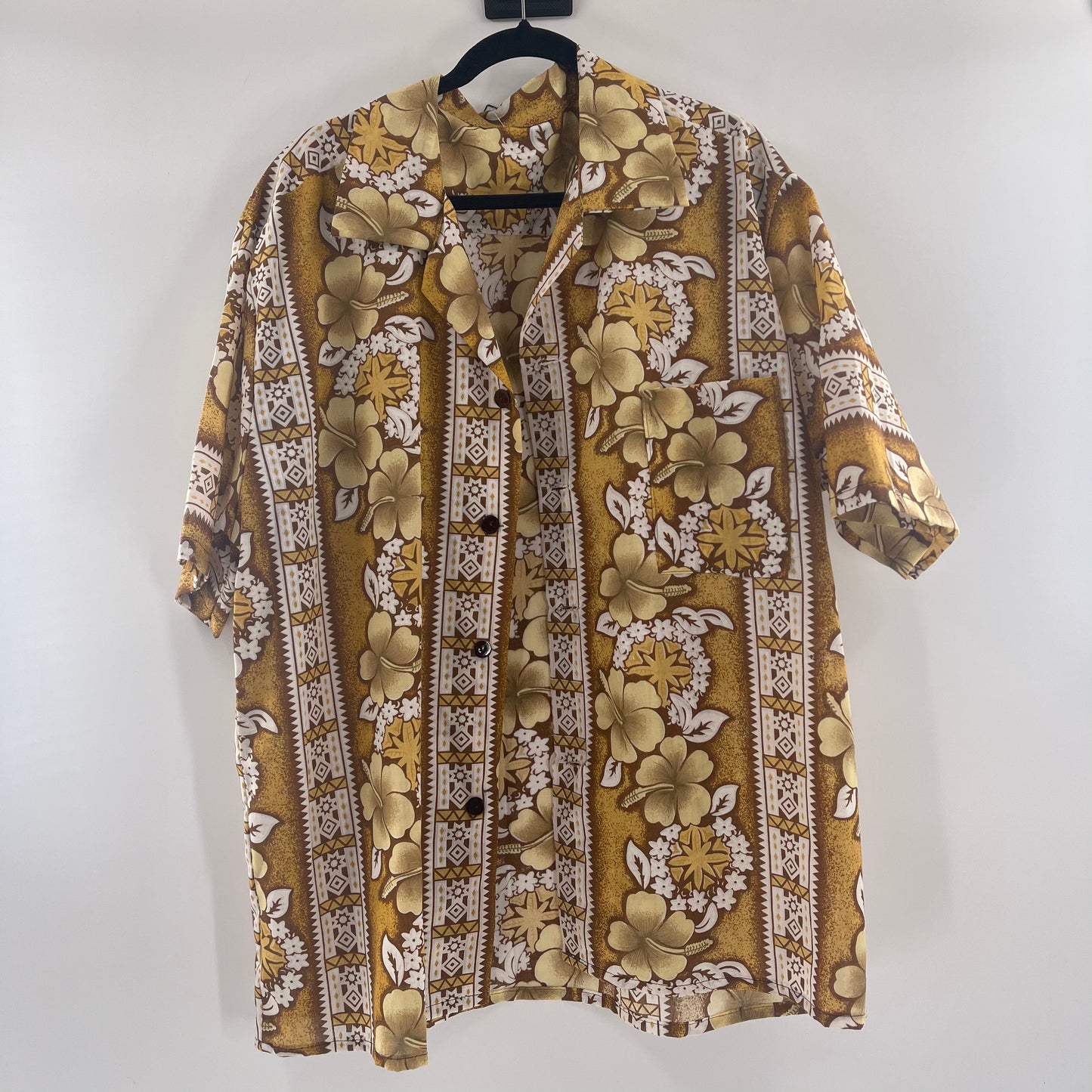 Vintage Oversized Hawaiian Button Up (XXL)