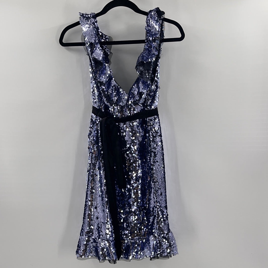 Free people purple sequin cheap dress