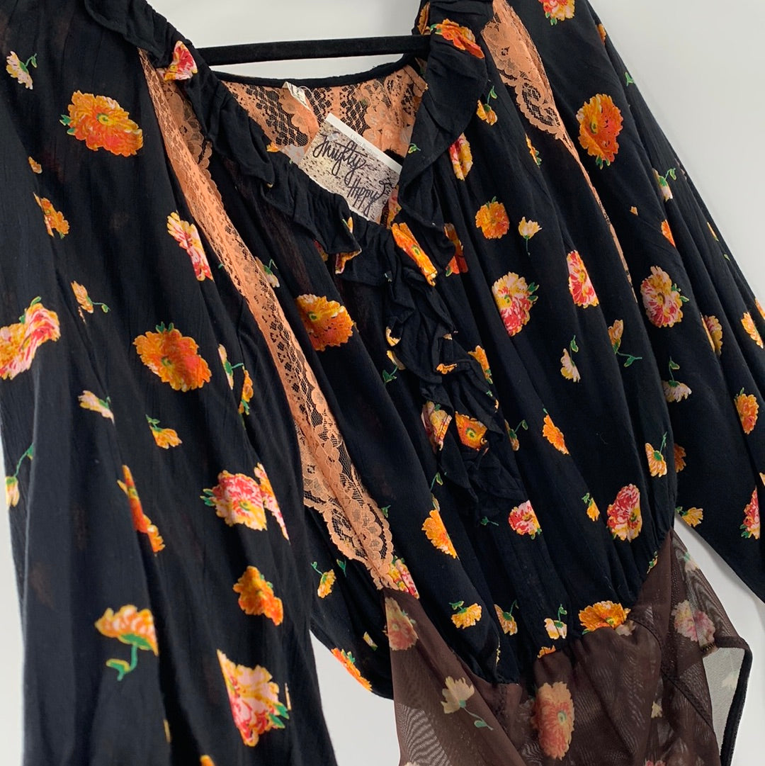 Intimately free People Floral Bodysuit (S)