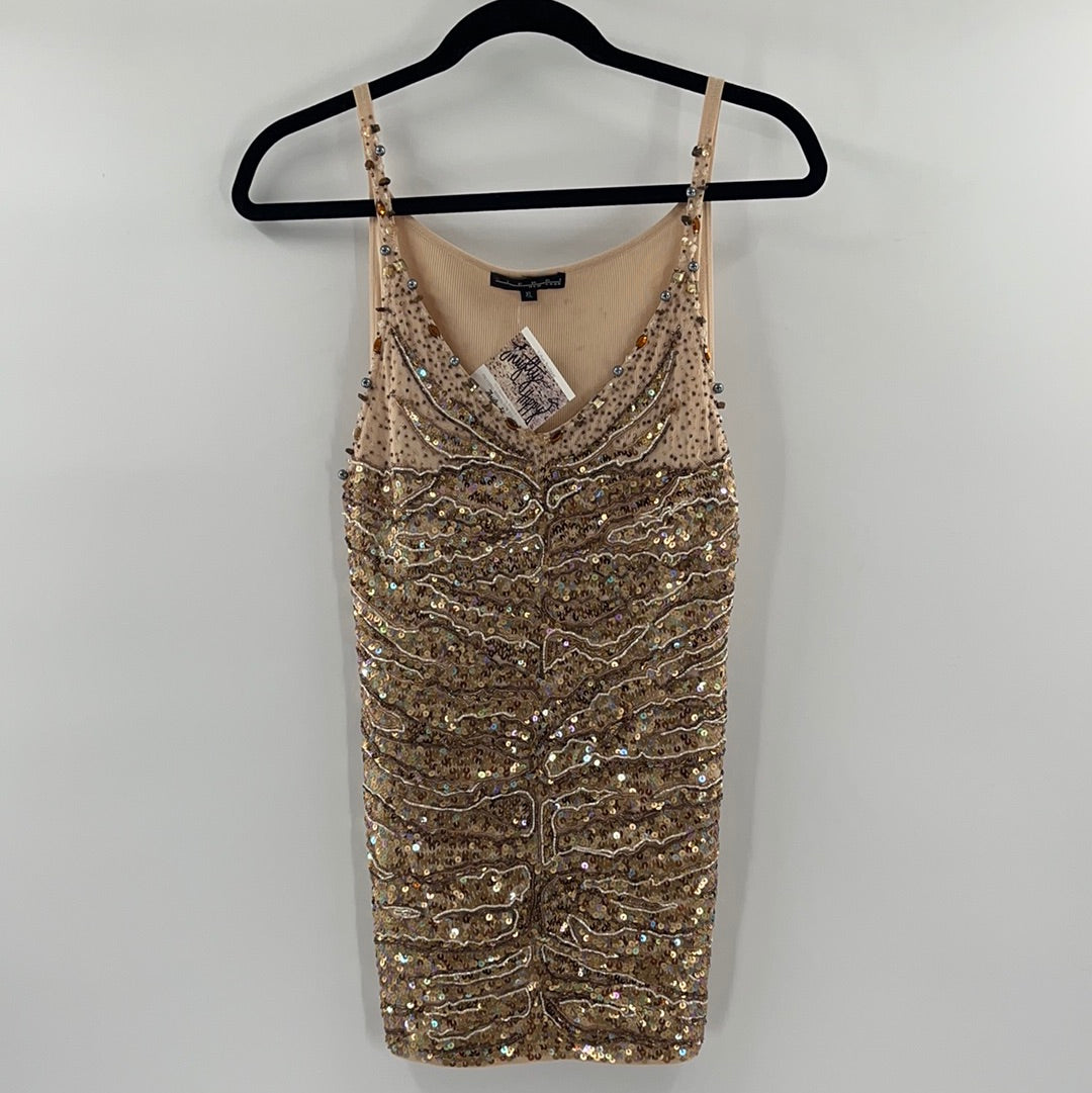 PIERRI NEW YORK Beaded Tank (XL)